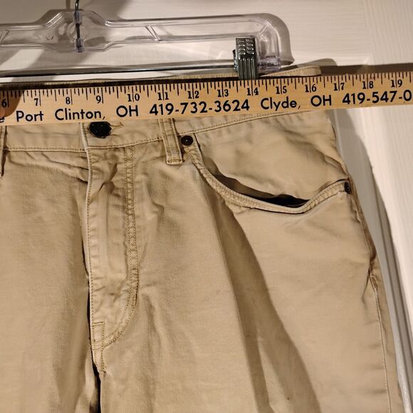 Polo Ralph Lauren jeans mens 32x32 beige khaki stretch straight leg denim - Picture 5 of 12